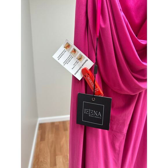 NEW NWT Mac Duggal 26512 One Shoulder Gown Candy Pink size 12 - Picture 4 of 5